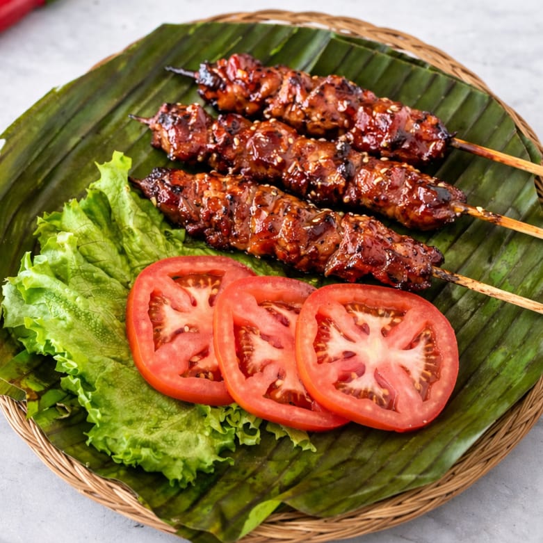 BBQ Skewers per Stick.