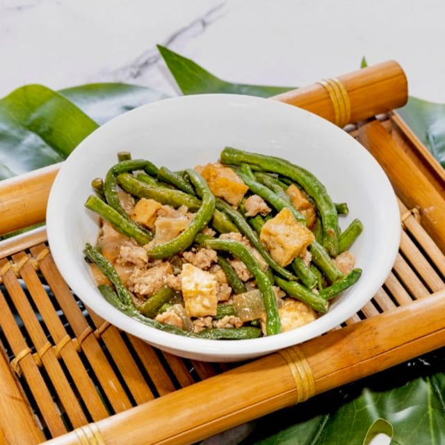 Adobong Sitaw with Tofu.