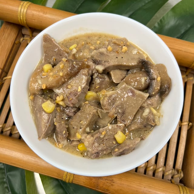 Creamy Mushroom Lengua.