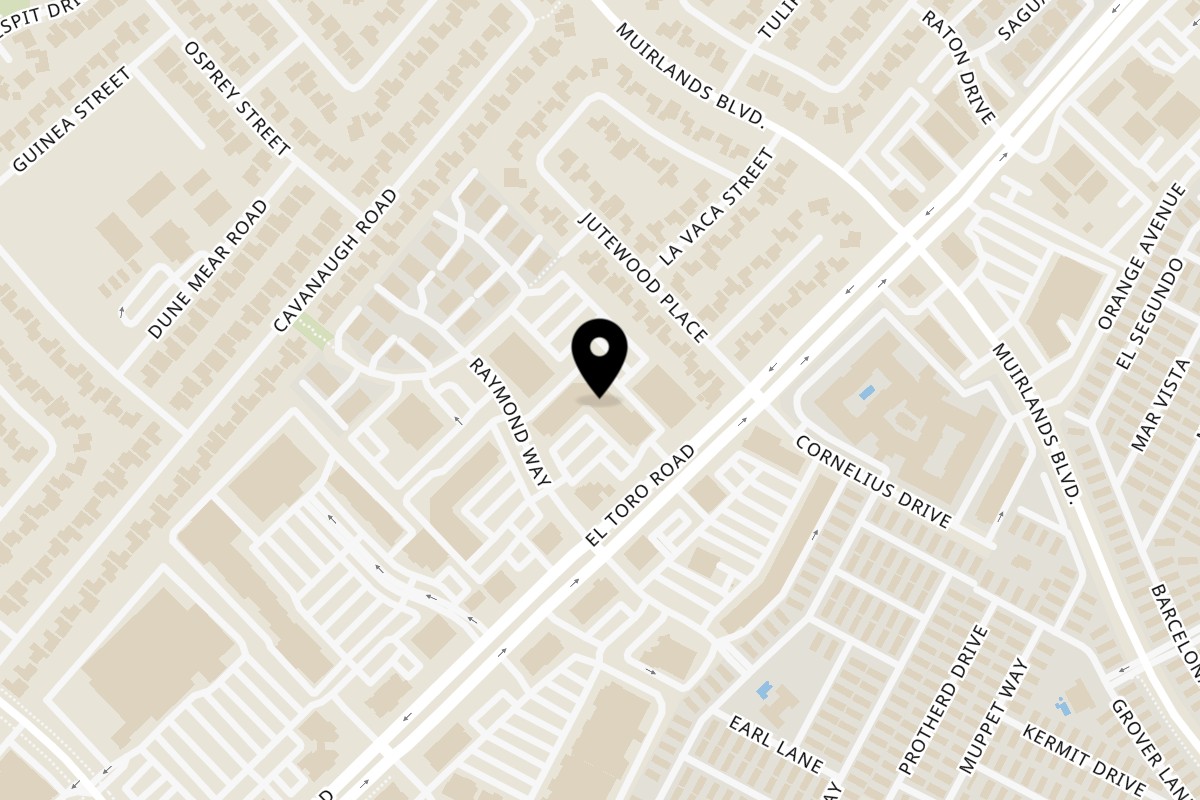 Map showing the location of Manila Food Mart on 24601 Raymond Way Ste. 10 in Lake Forest
